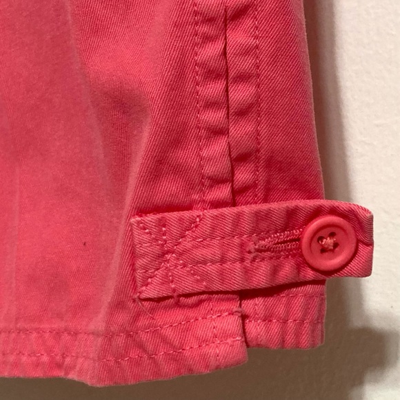 TALBOTS Pink Salamander Cotton Blend Cropped Pants Womens Plus Size 16 - Picture 7 of 13